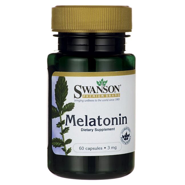 Swanson – Melatonin, 3mg – 60 caps - Obrázek 3