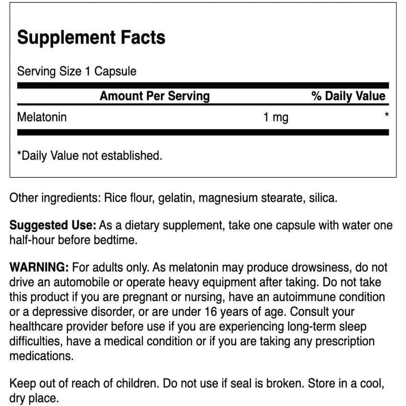 Melatonin, 3mg – 120 caps - Obrázek 3