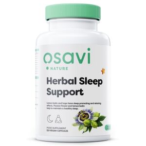 Herbal Sleep Support (Melatonin Free) - 120 vegan caps - Nuvalia