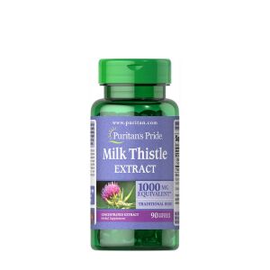 Puritans Pride Milk Thistle 4:1 Extract 1000 mg (Silymarin) (90 Softgels) - Nuvalia