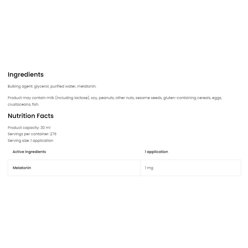 Ostrovit Pharma Melatonin spray (30 ml) - Obrázek 2