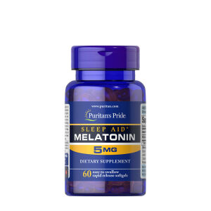 Puritan's Pride Sleep Aid Melatonin 5 mg (60 Softgels) - Nuvalia
