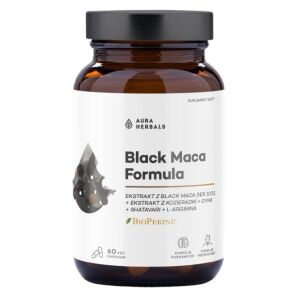 AURA HERBALS Black Maca Formula (60 kapslí) – Viking Supplements