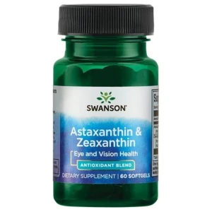 Astaxantin a zeaxantin – 60 měkkých tobolek – Viking Supplements