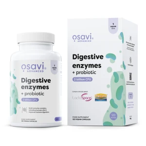 Digestive enzymes + probiotic - 120 vegan caps - Viking Supplements