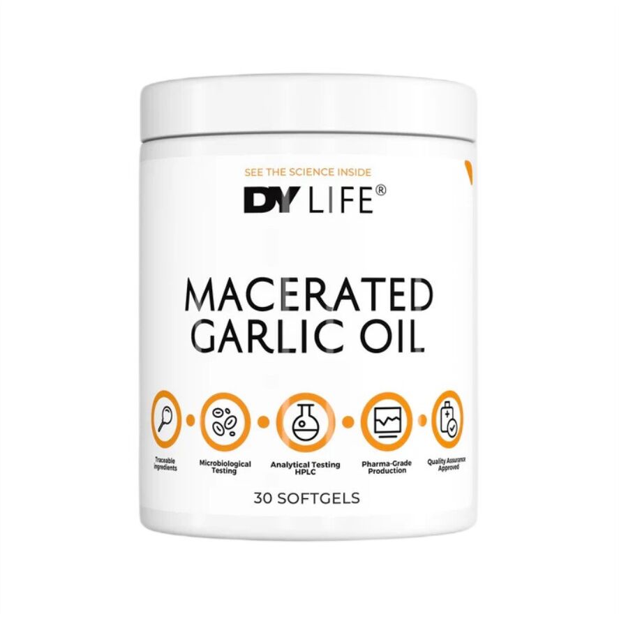 Dorian Yates – DY LIFE Olej s výtažkem z česneku – 30 měkkých tobolek – Viking Supplements