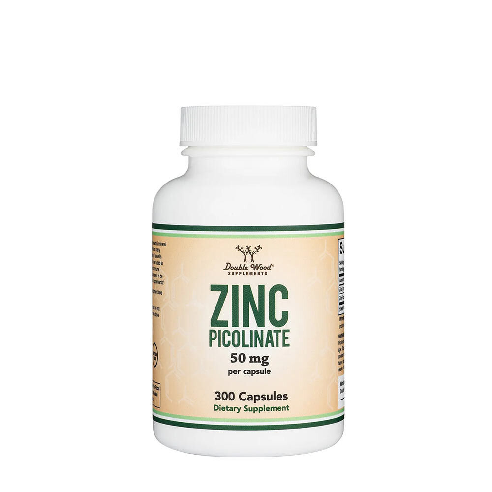 Double Wood – doplňky stravy s pikolinátem zinku (300 kapslí) – Viking Supplements