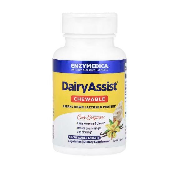 Enzymedica – DairyAssist kousací tablety