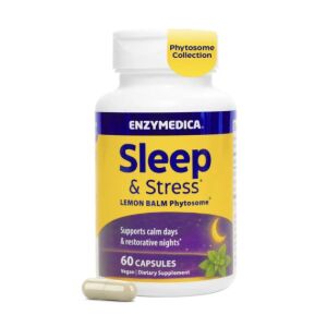 Enzymedica – Sleep & Stress – Fytosom z meduňky – 60 vcaps – Viking Supplements