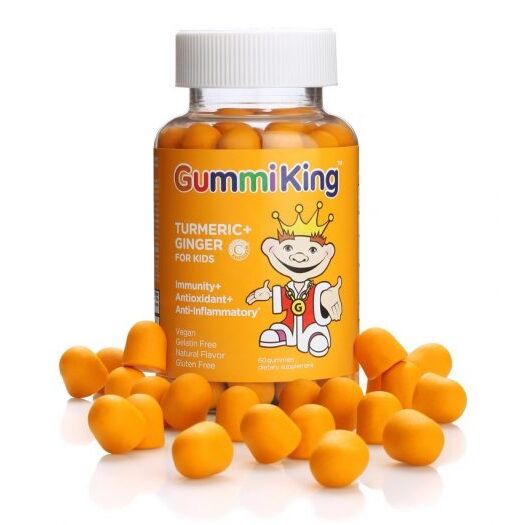 GUMMIKING Kurkuma + zázvor pro děti (60 želé) – Viking Supplements