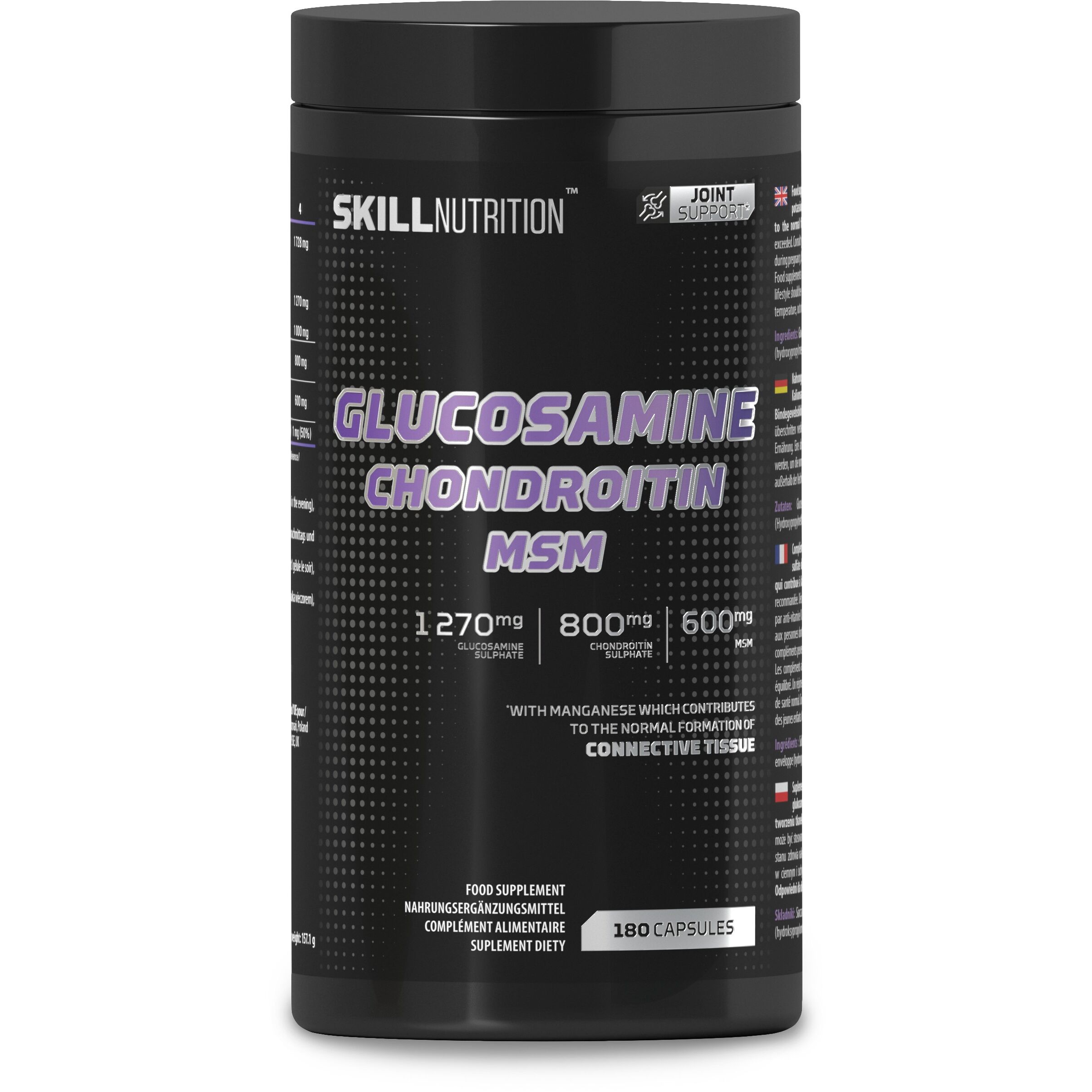 Glukosamin, chondroitin, MSM – 180 kapslí – Viking Supplements
