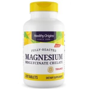 HEALTHY ORIGINS Magnesium Bisglycinate Chelate (120 tabs) - Viking Supplements