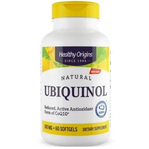 HEALTHY ORIGINS Přírodní ubichinol 100 mg (60 kapslí) – Viking Supplements