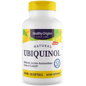 Healthy Origins Přírodní ubikinol 300 mg, 60 měkkých tobolek – Viking Supplements