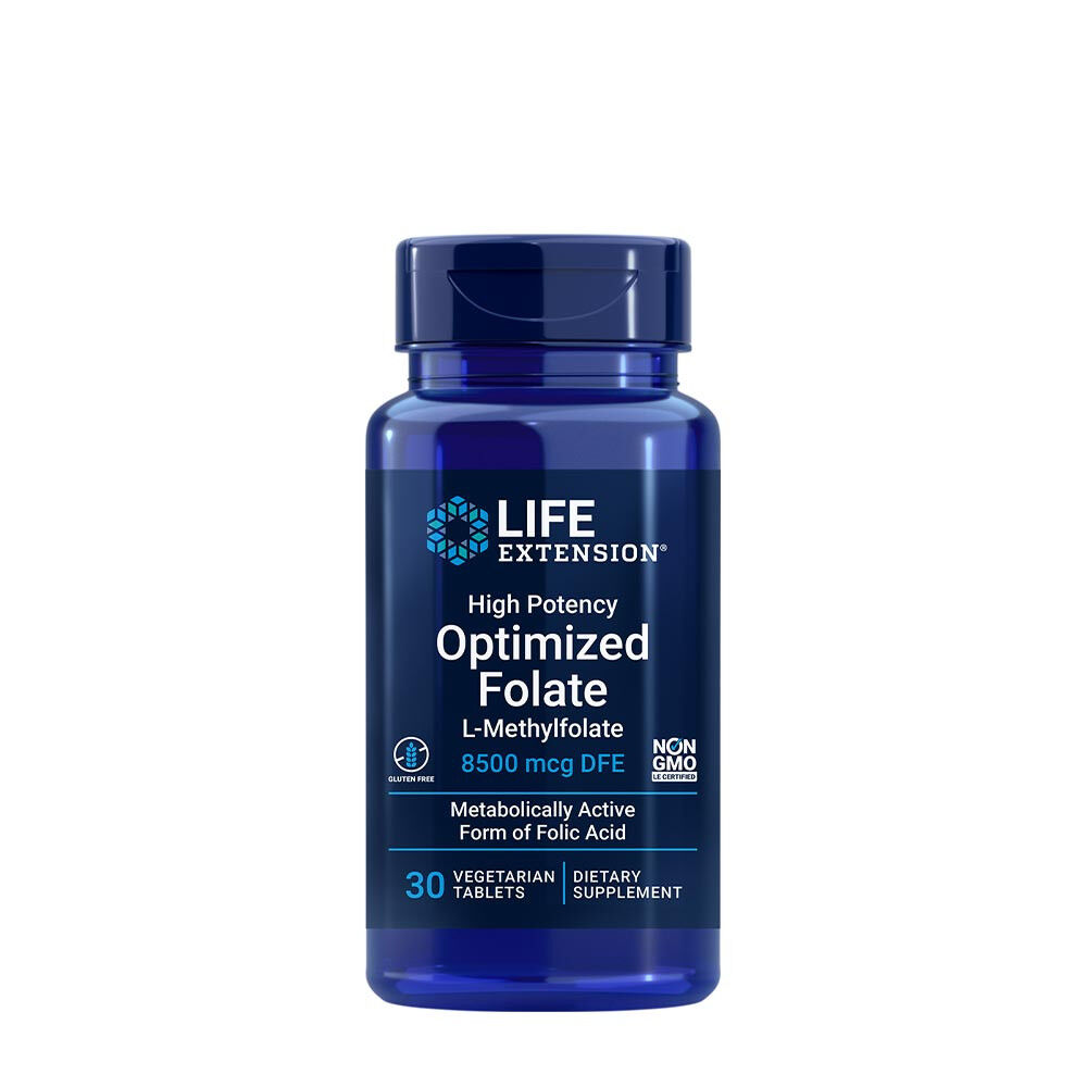 Vysoce účinný, optimalizovaný folát – 30 vegetariánských tablet – Viking Supplements