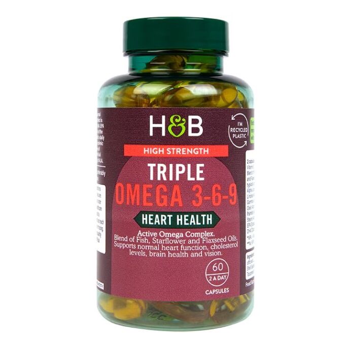 Vysoce účinný přípravek Triple Omega 3-6-9 – 60 kapslí – Viking Supplements