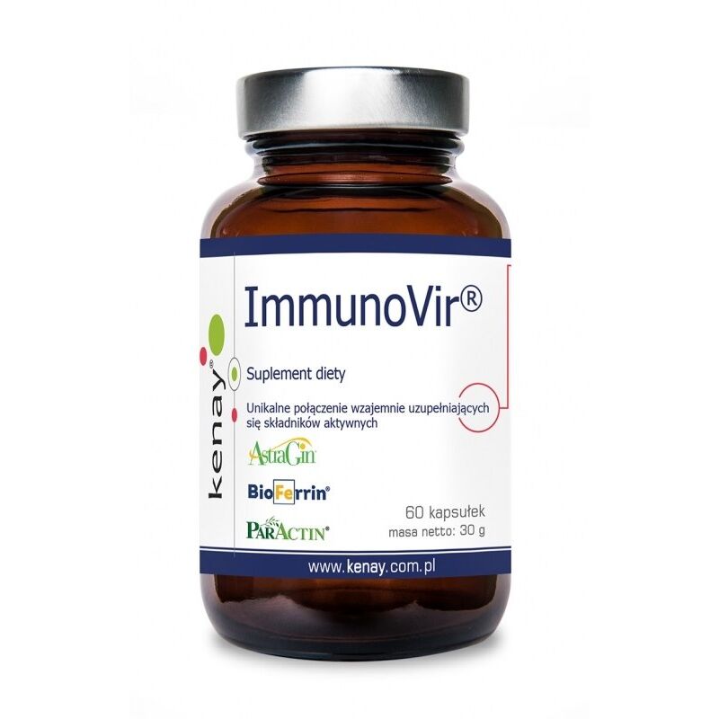 KENAY ImmunoVir – artemizin, andrografin, glycyrizin, laktoferin (60 kaps.) – Viking Supplements