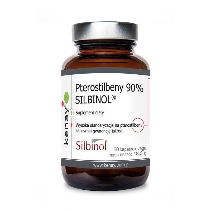 KENAY Pterostilben 90% SILBINOL (60 kapslí) – Viking Supplements