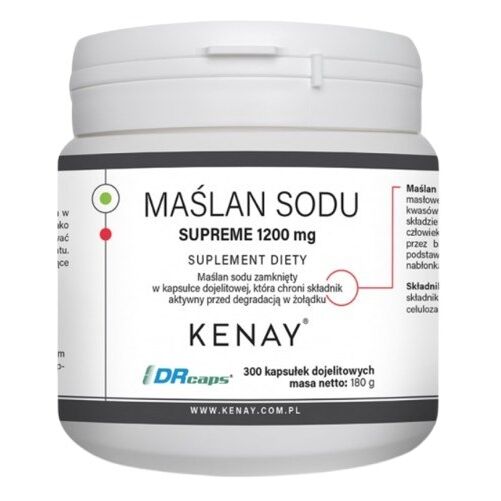 KENAY Butyrát sodný SUPREME 1200 mg (300 kapslí) – Viking Supplements