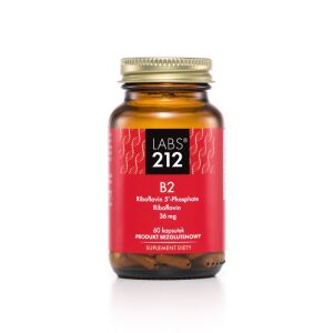 LABS212 Vitamin B2 Riboflavin 5'-Phosphate + Riboflavin (60 caps) - Viking Supplements