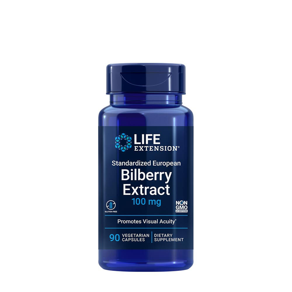 Life Extension – Standardizovaný extrakt z evropského borůvky (90 vegetariánských tobolek) – Viking Supplements