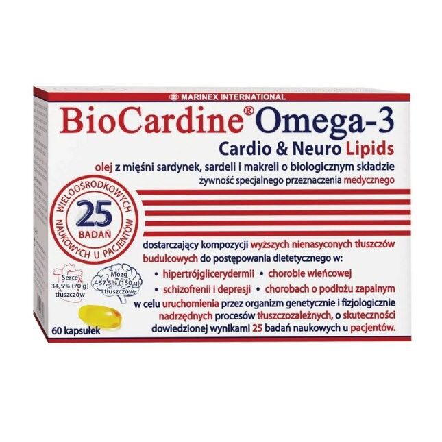 MARINEX BioCardine Omega-3 Cardio & Neuro Lipids (60 kapslí) – Viking Supplements