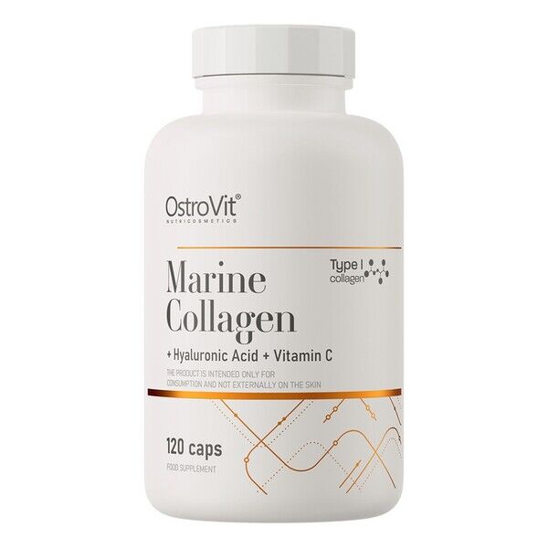 Mořský kolagen + kyselina hyaluronová + vitamín C – 120 kapslí – Viking Supplements