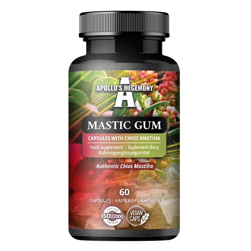 Mastichová pryskyřice s mastiha z ostrova Chios – 60 kapslí – Viking Supplements