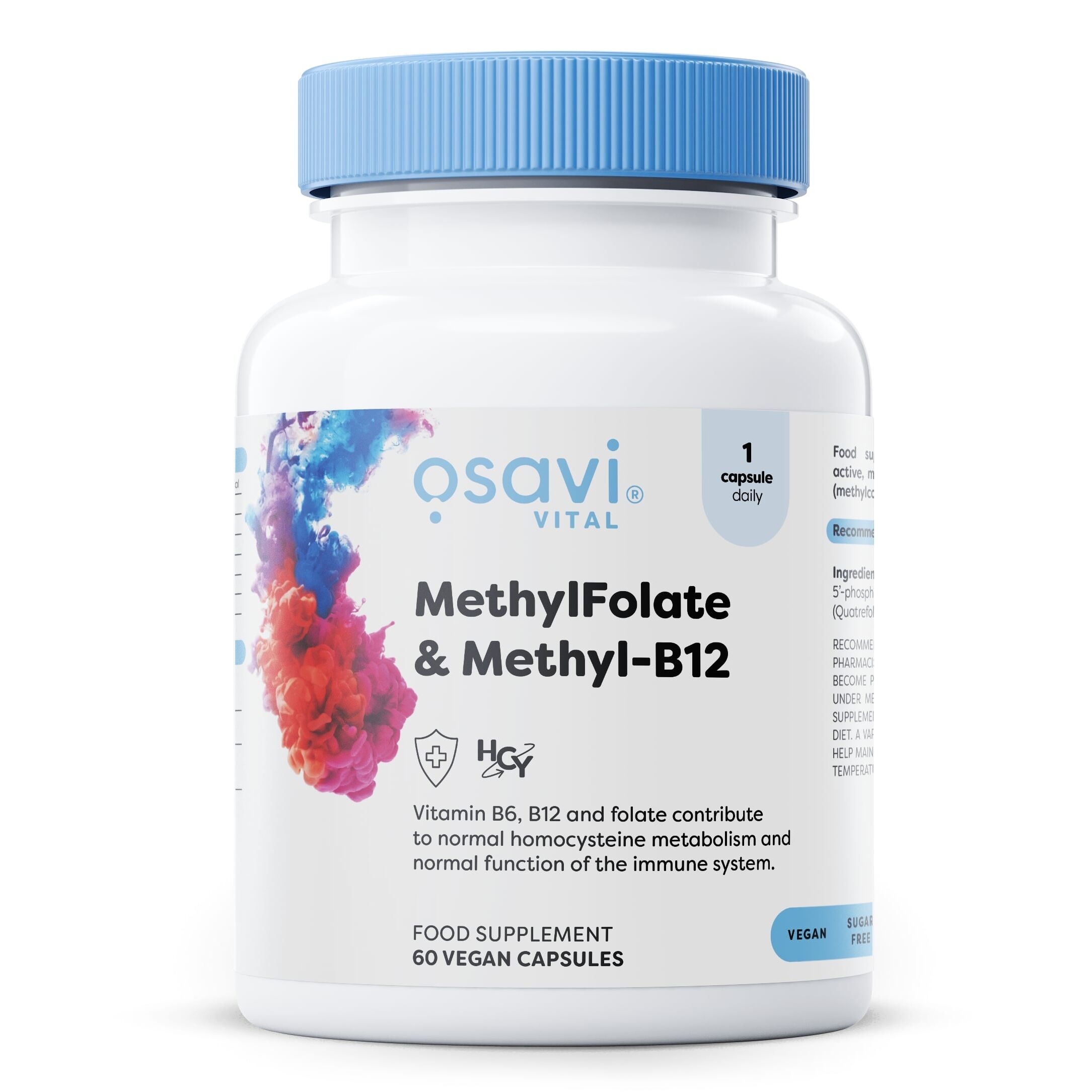 Methylfolát a methyl-B12 – 60 veganských kapslí – Viking Supplements