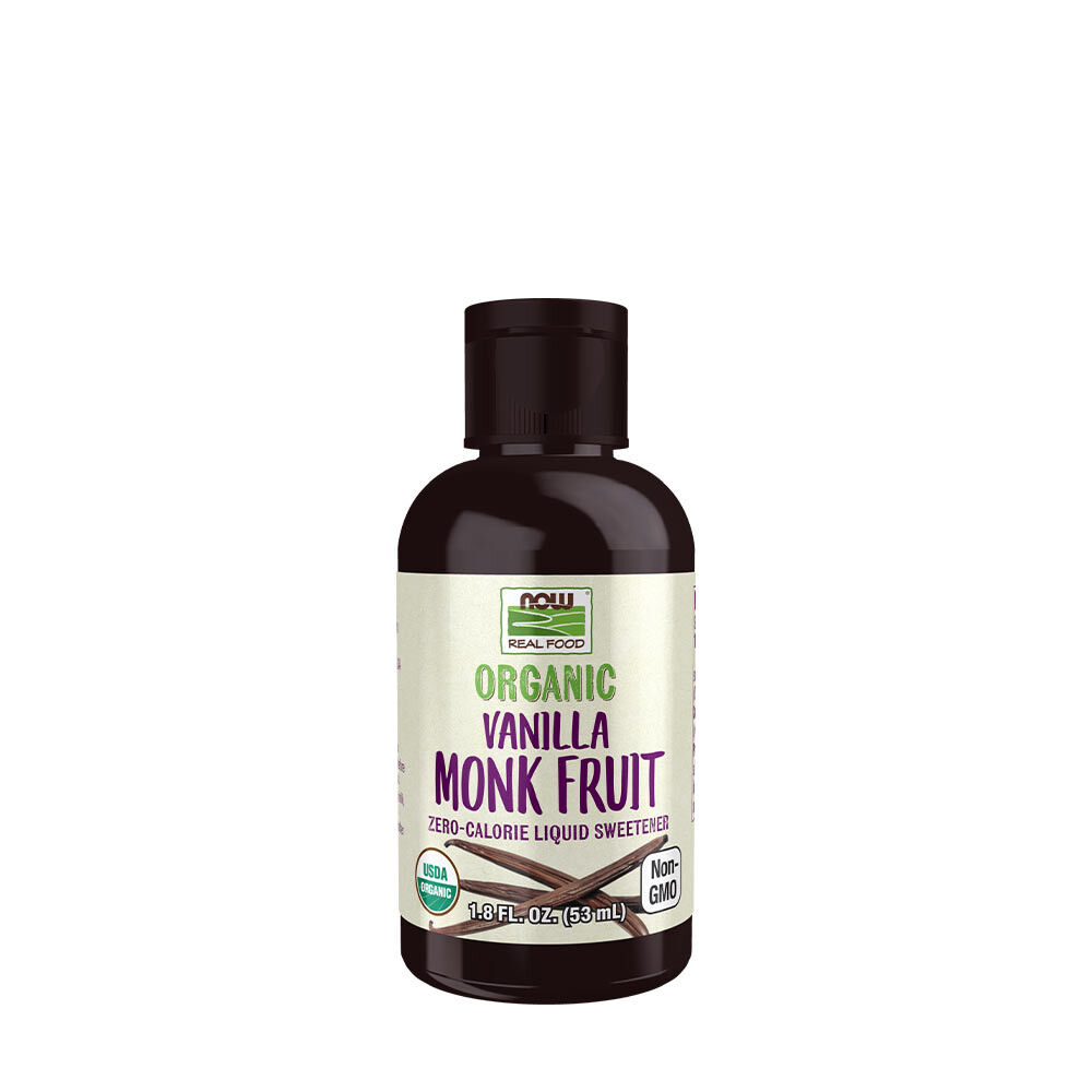 NOW Organic Tekutý extrakt z ovoce mnichů (53 ml)