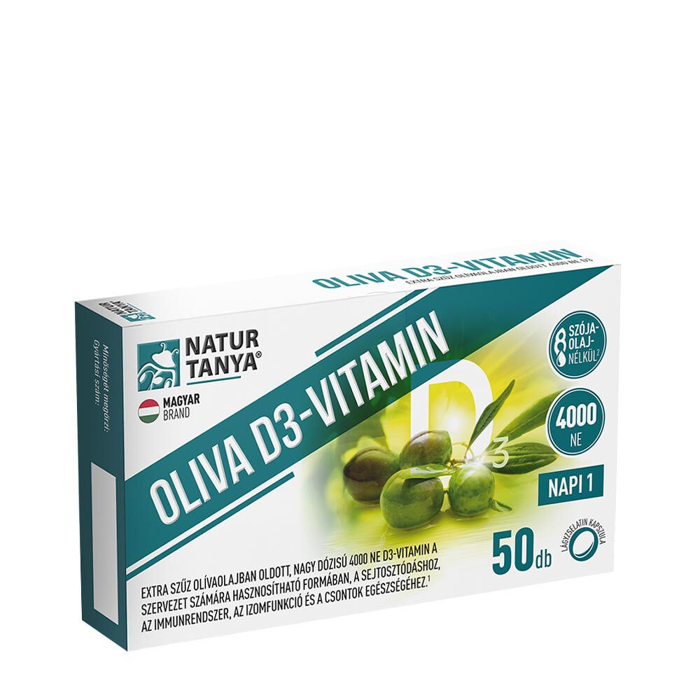 Natur Tanya Olivový vitamín D3 – 4000 IU (50 měkkých tobolek) – Viking Supplements