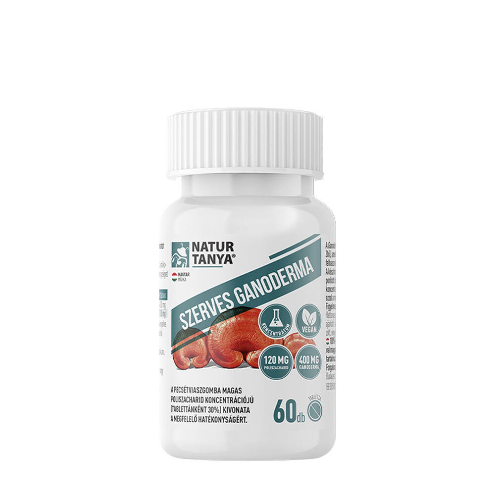 Natur Tanya Organic Ganoderma (60 Tablets) - Viking Supplements