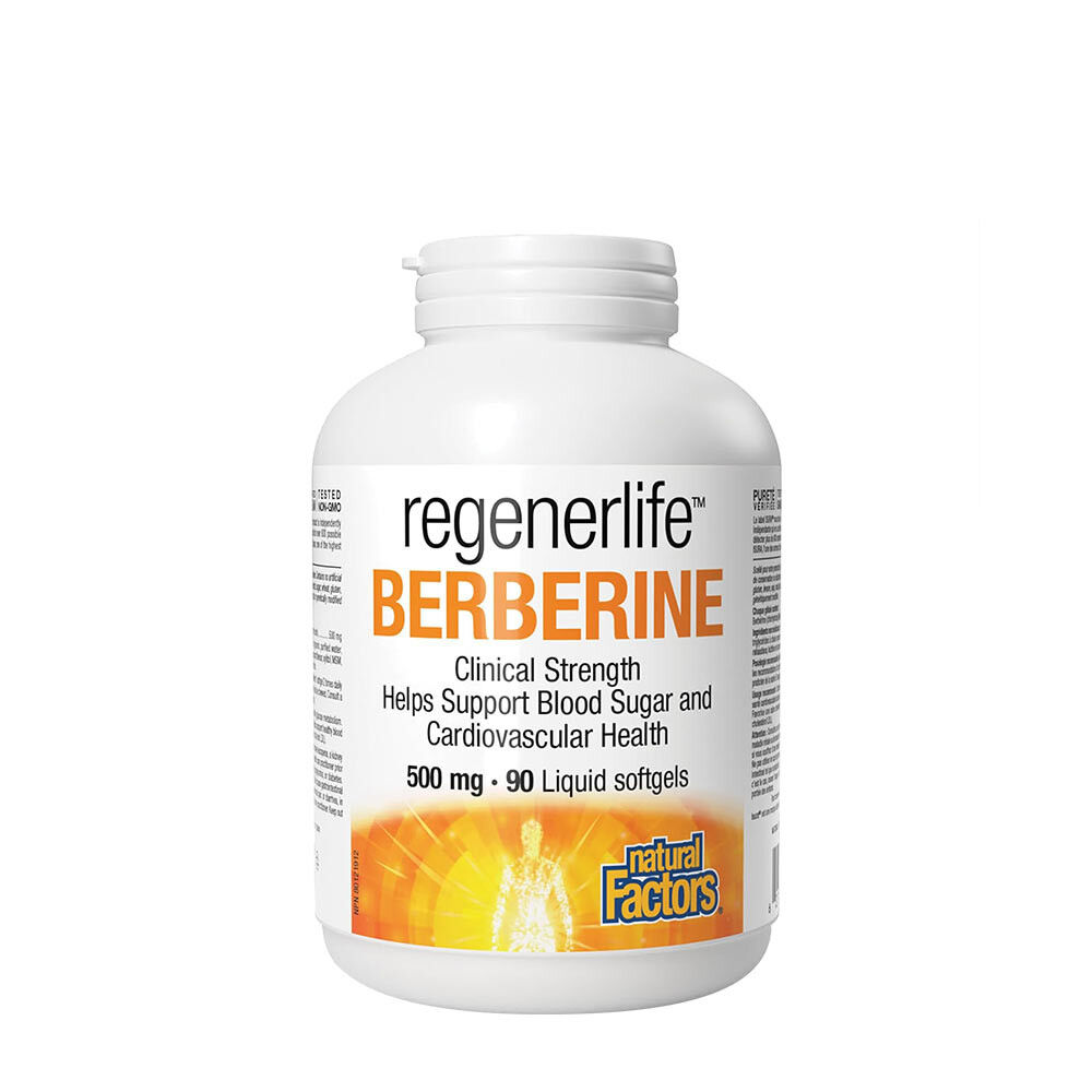 Natural Factors Berberin LipoMicel Matrix – 500 mg berberinu (90 měkkých tobolek) – Viking Supplements