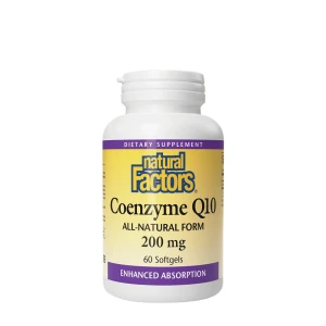 Natural Factors Koenzym Q10 100 % Natural (60 měkkých tobolek) – Viking Supplements