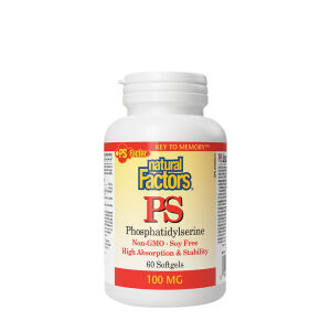 Natural Factors PS PHOSPHATIDYLSERINE 100 MG (60 Softgels) - Viking Supplements
