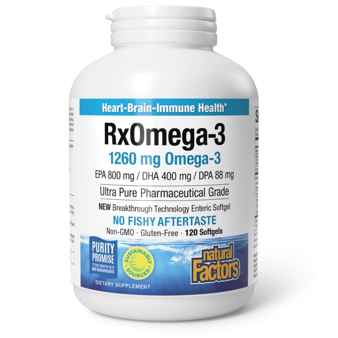 Natural Factors Rx Omega-3 Factors 120 měkkých tobolek – Viking Supplements
