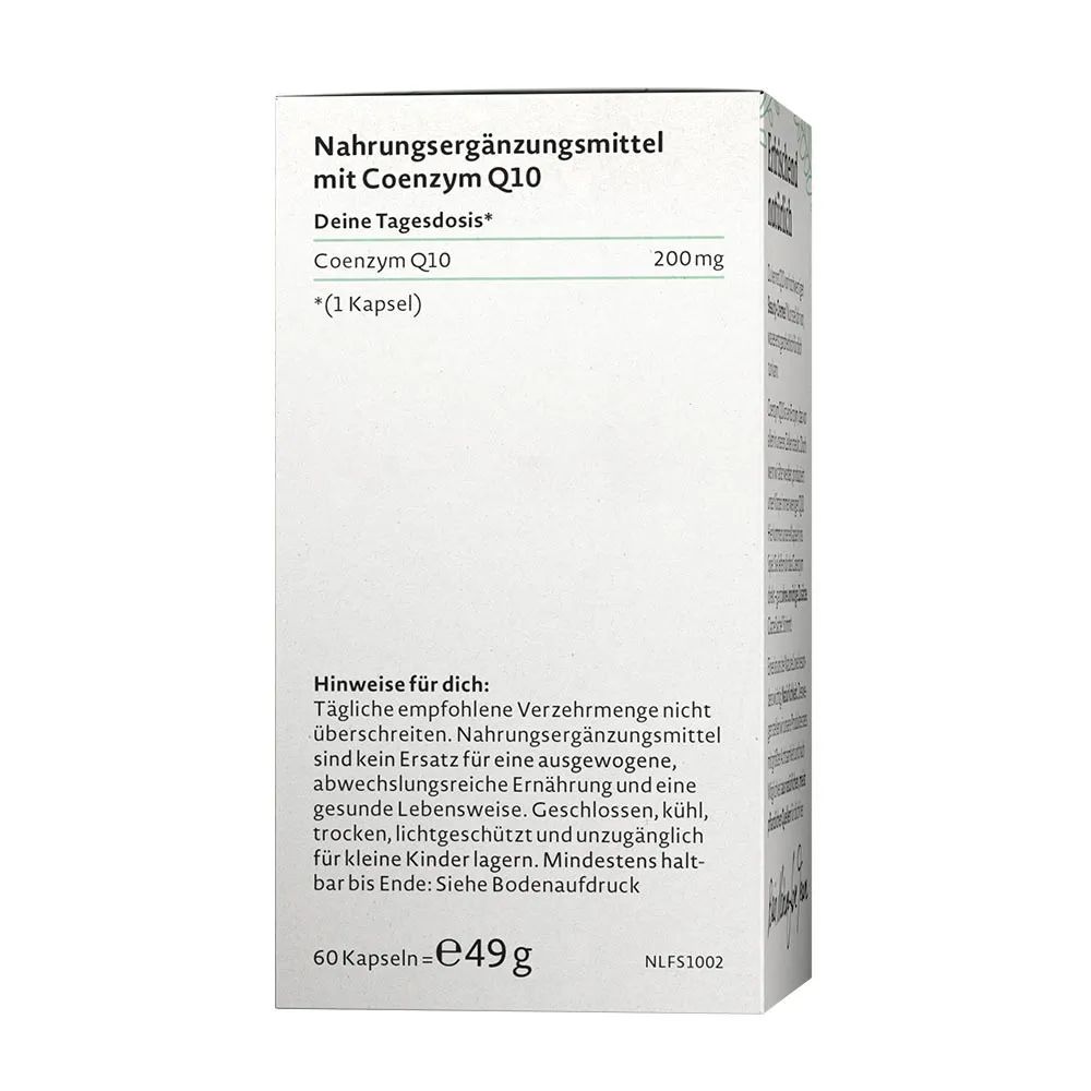 Nature Love Coenzyme Q10 - 60 Capsules - Obrázek 2