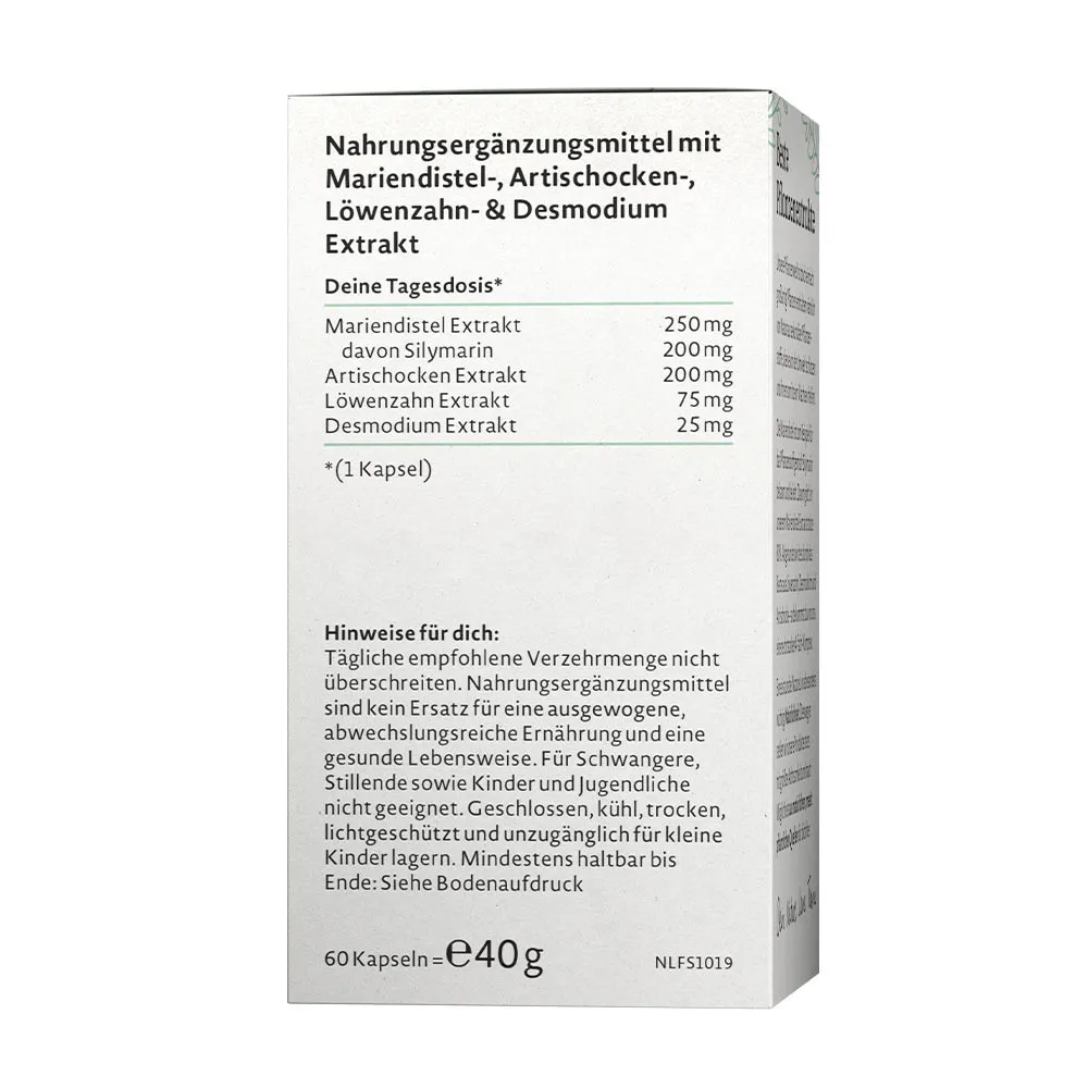 Nature Love Milk Thistle Complex (60 Capsules) - Obrázek 2