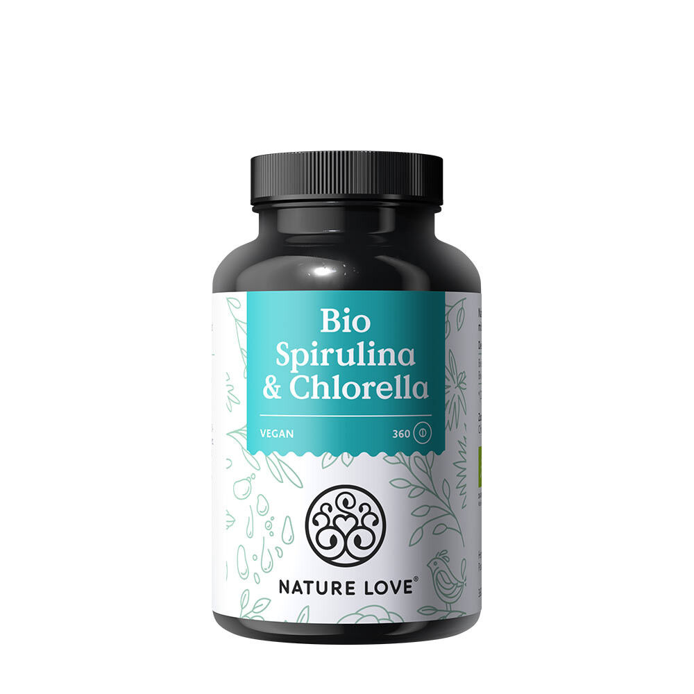 Nature Love Bio spirulina a chlorella (360 tablet) – Viking Supplements