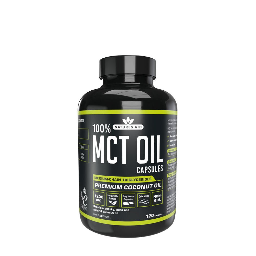 Kapsle s MCT olejem Natures Aid (120 kapslí) – Viking Supplements