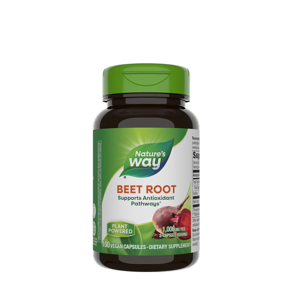 Natures Way Červená řepa (100 kapslí) – Viking Supplements
