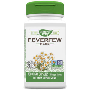 Nature's Way Feverfew Herb 380mg 180 veg. capsules - Viking Supplements