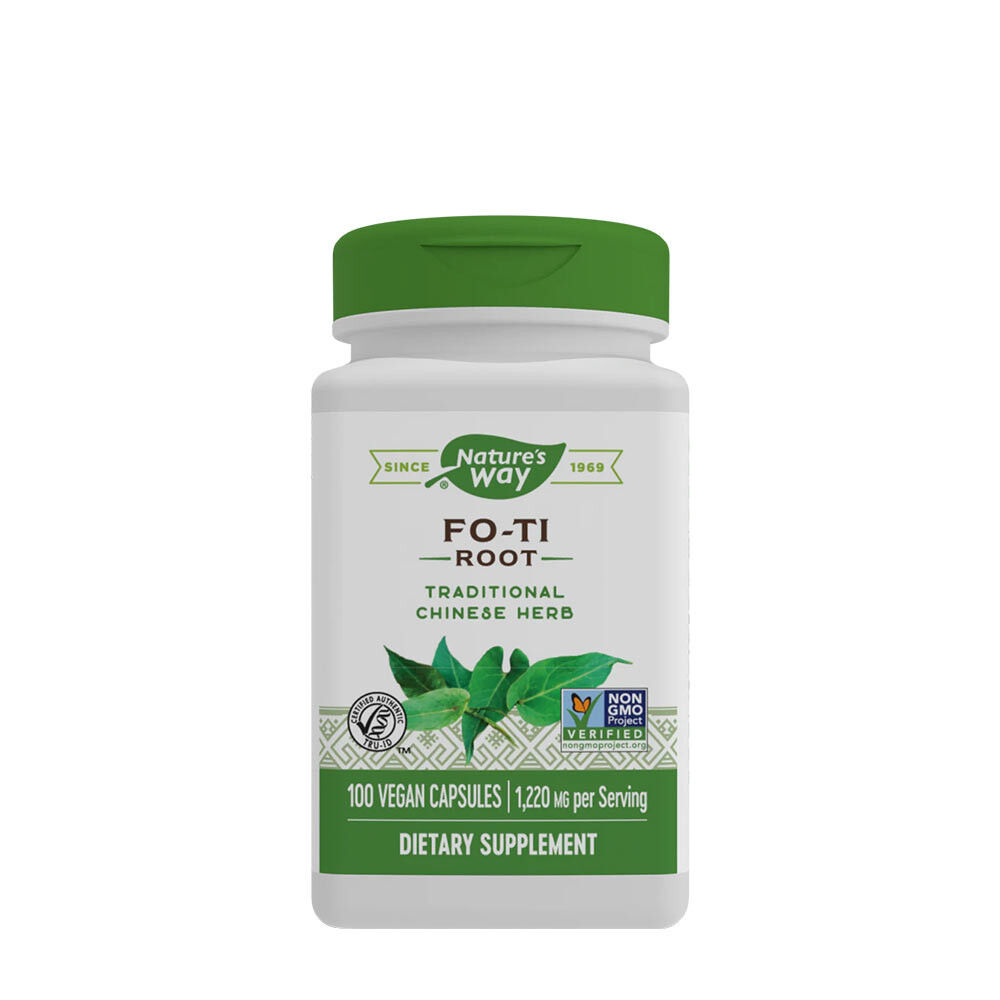 Natures Way Kořen Fo-Ti (100 tobolek) – Viking Supplements