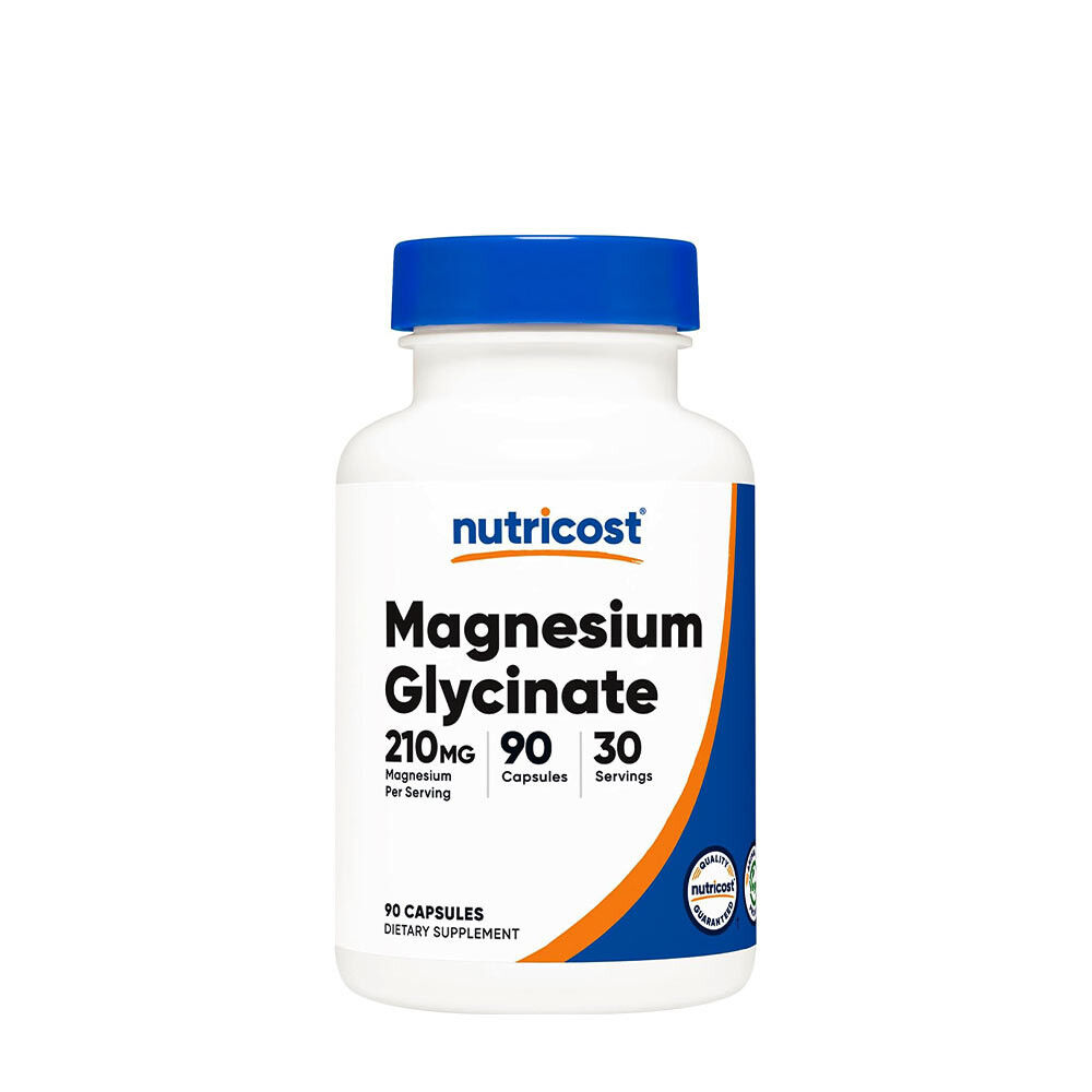 Nutricost Glycinát hořečnatý 210 mg (90 tobolek) – Viking Supplements