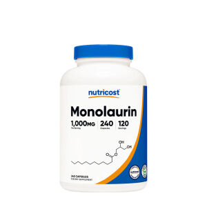 Nutricost Monolaurin Capsules (240 Capsules) - Viking Supplements