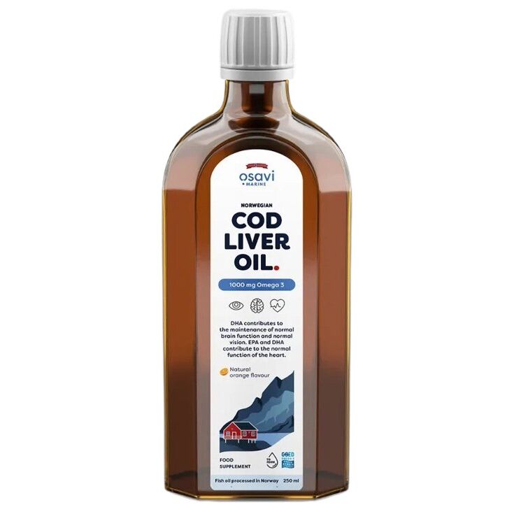 OSAVI Norský olej z tresčích jater 1000 mg omega-3