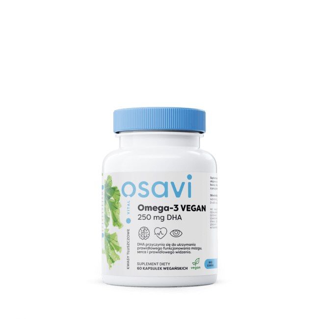 OSAVI Omega-3 VEGAN 250 mg DHA (60 vegetariánských kapslí) – Viking Supplements