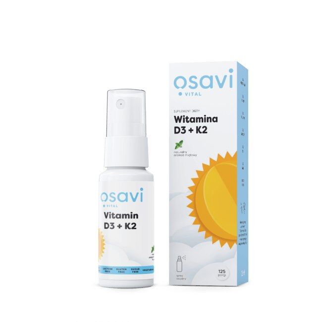 OSAVI Vitamin D3 + K2 – ústní sprej