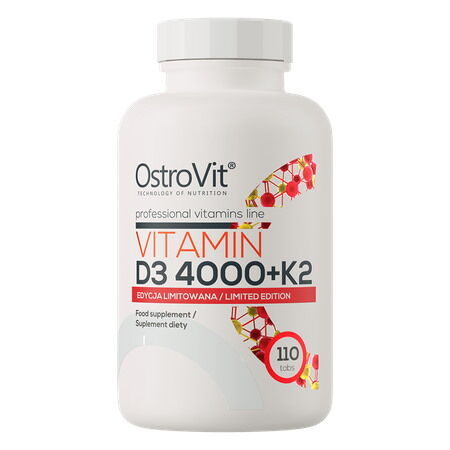 OSTROVIT Vitamin D3 4000 + K2 (110 tablet) – Viking Supplements