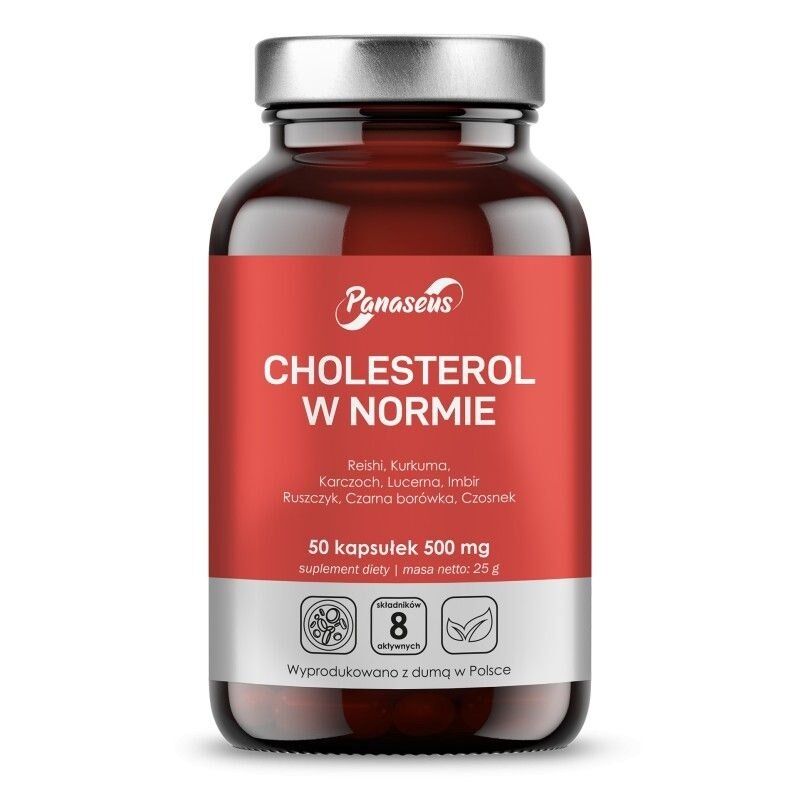 PANASEUS Cholesterol normal (50 kapslí) – Viking Supplements